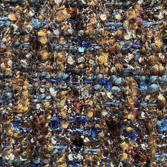 Eskander Tweed Wool Blend Oversized Open Front Cardigan Size 1 US 12 - Picture 10 of 14